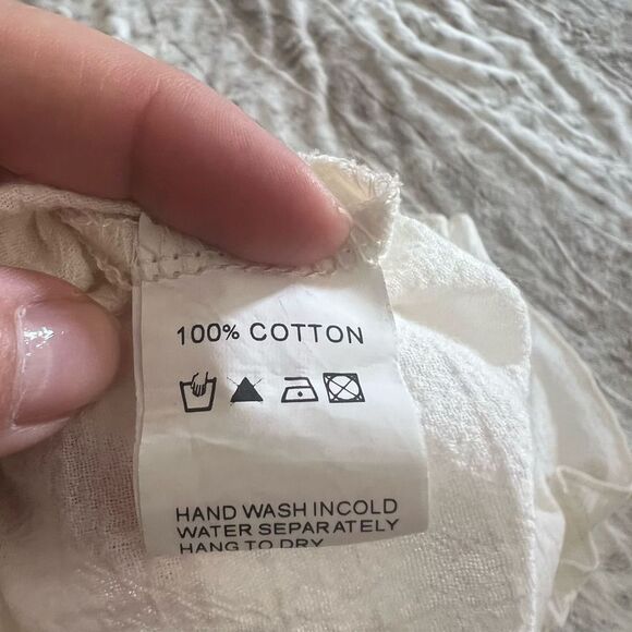 Boho Embroidered Fluttery Top - Picture 7 of 8